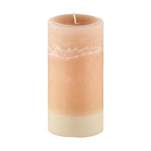 Blonde Amber & Honey Pillar Candle – Recycled Wax
